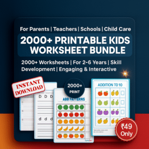2000+ Printable Kids Worksheet Bundle