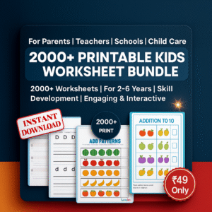 2000+ Printable Kids Worksheet Bundle