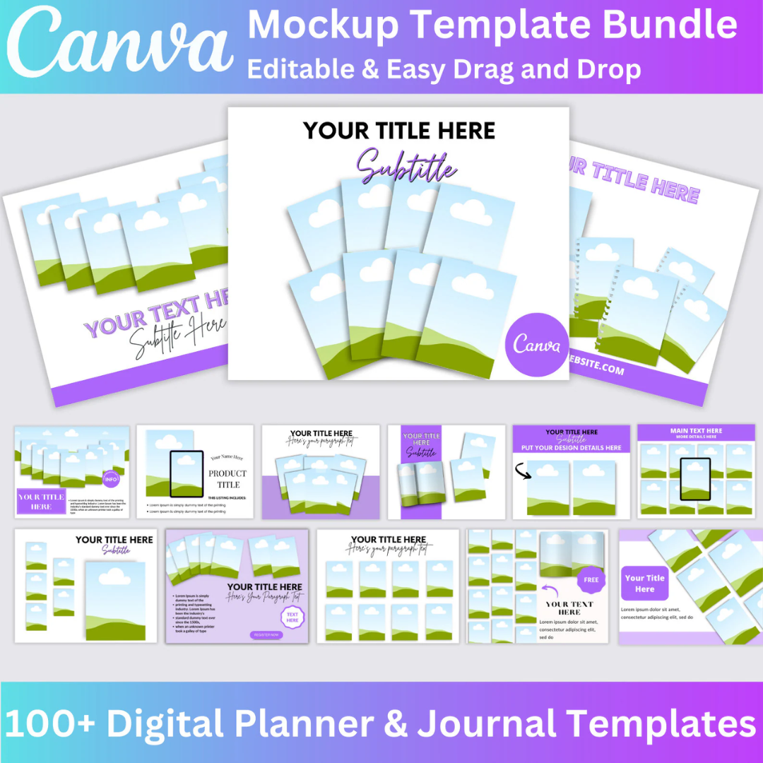 Canva Mockup Template Bundle