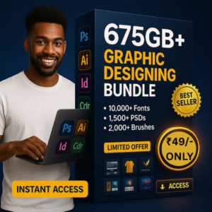 675GB+ Graphic Designing Bundle