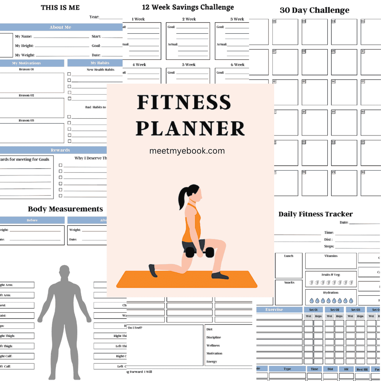 Fitness Planner Printable