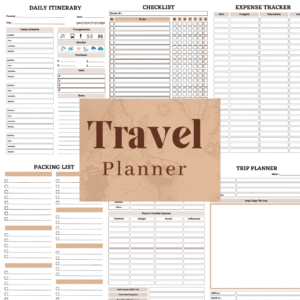 Travel Planner Printable